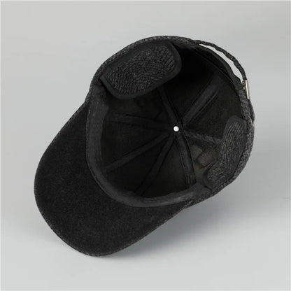 Winter Earflap Hip Hop Snapback Cap
