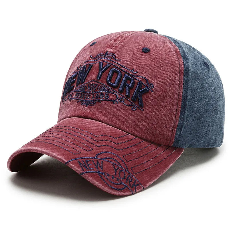 Retro Korean Washed Baseball Cap