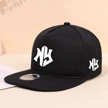 Neutral Letter Print Casual Hip Hop Snapback Cap