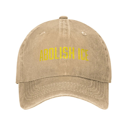 Abolish Ice Cute Washed Hip Hop Baseball Cap