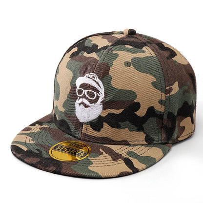 Bearded Uncle Embroidered Street HipHop Snapback Cap