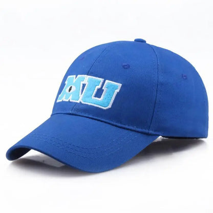 MU Monster Embroidery Comic Baseball Cap