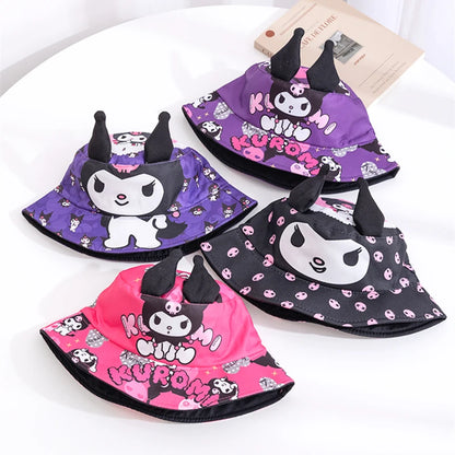 Children’s Sanrio Kuromi 3D Ear Bucket Hat