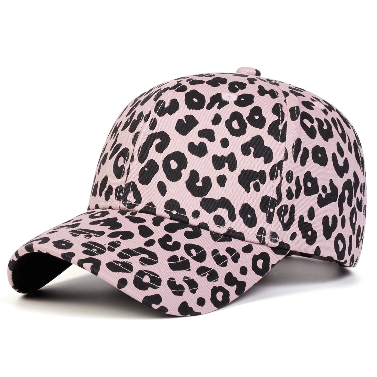 Unisex Leopard Print Adjustable Baseball Hat