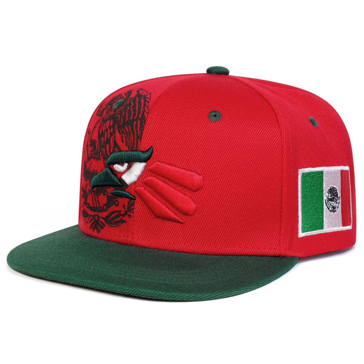 Unisex Eagle Embroidery Street Style Snapback Cap