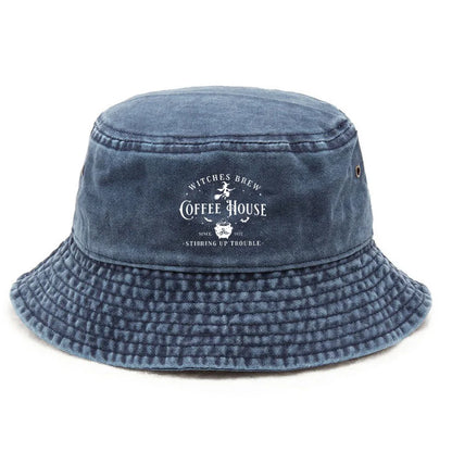 Custom Witches Brew Vintage Cotton Bucket Hat