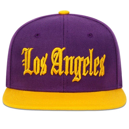Unisex Los Angeles Embroidery Casual Snapback Cap