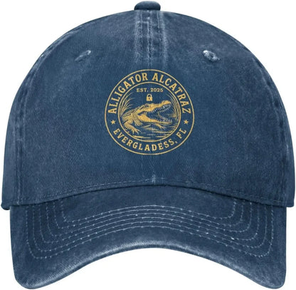 Alligator Alcatraz Low Profile Washed Baseball Cap
