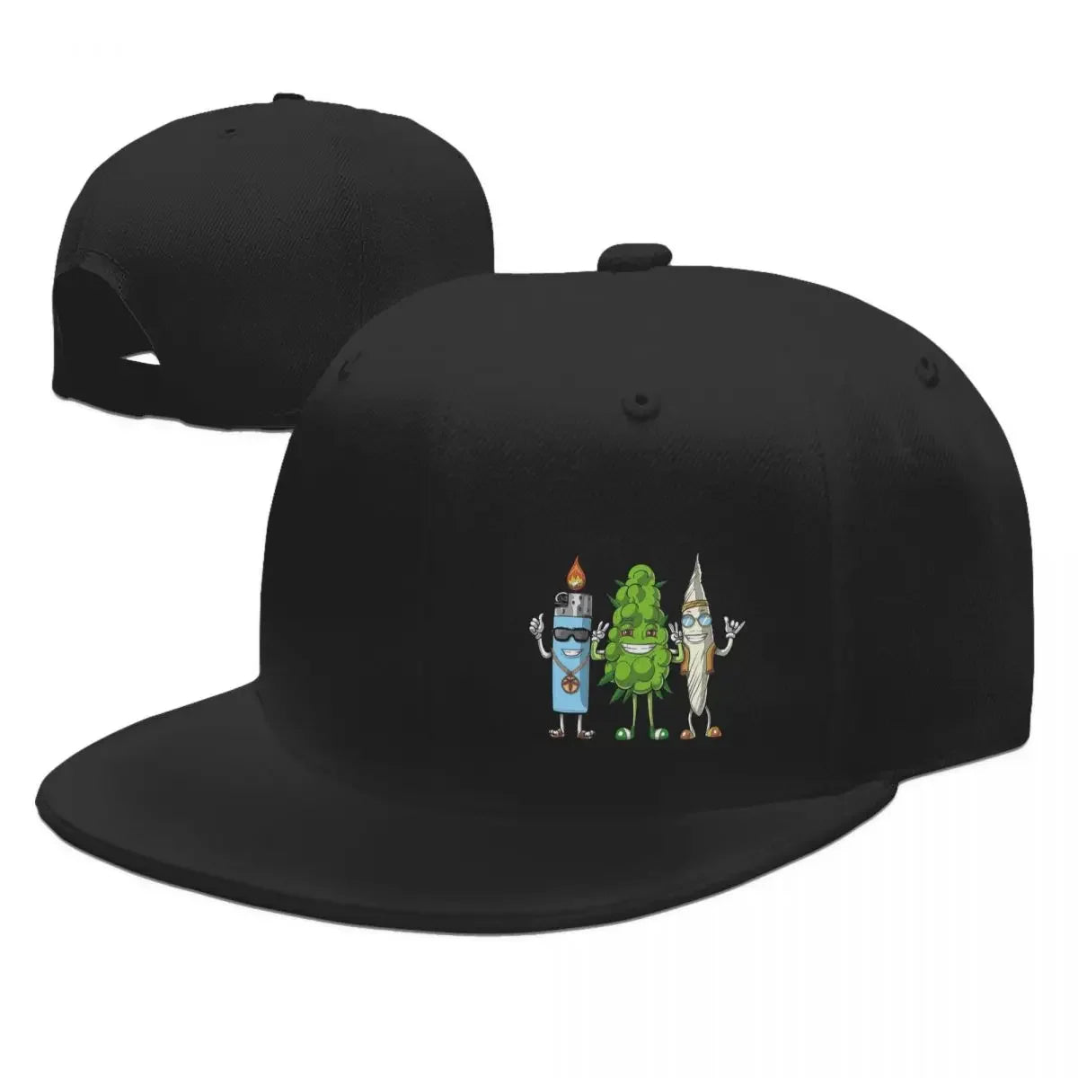 Streetwear Bud Joint Lighter Snapback Cap
