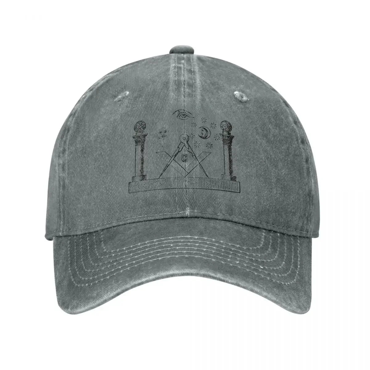Classic Symbols Of Masonry Freemasonry Baseball Caps