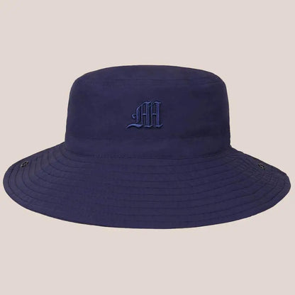 Simple Solid Foldable Big Brim Bucket Hat