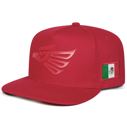 Unisex Eagle Head Embroidery Hip Hop Snapback Cap