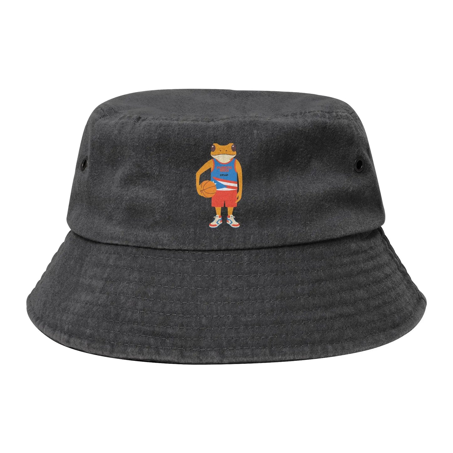 DTMF Bad Bunny Washed Denim Bucket Hat