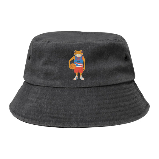 DTMF Bad Bunny Washed Denim Bucket Hat