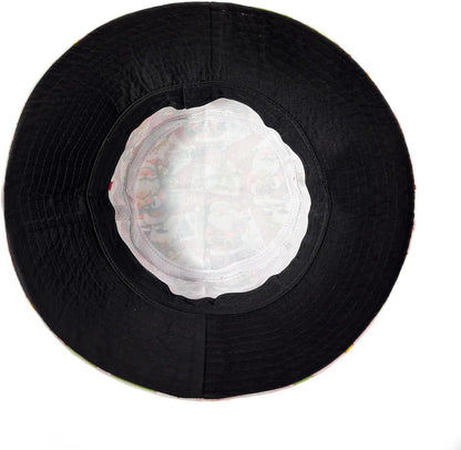 Retro Christmas Poster Print Bucket Hat