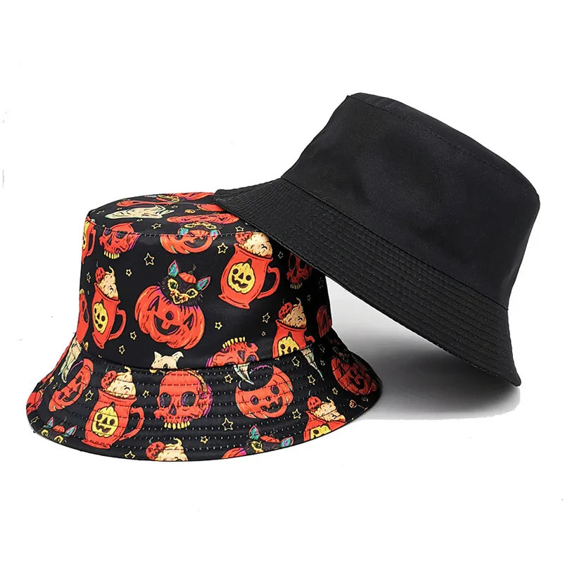 Unisex Cartoon Print Bucket Hat
