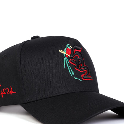 Unisex 502 Little Bird Embroidery Casual Baseball Cap