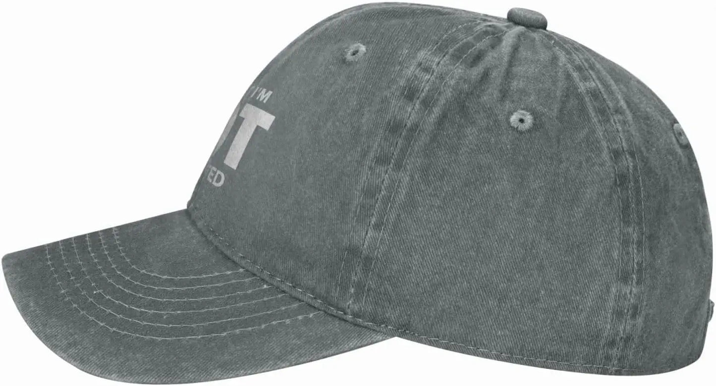 Sorry But Im Not Interested Vintage Baseball Cap