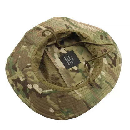 Camo Tactical Enthusiasts Square Pocket Bonnie Cap