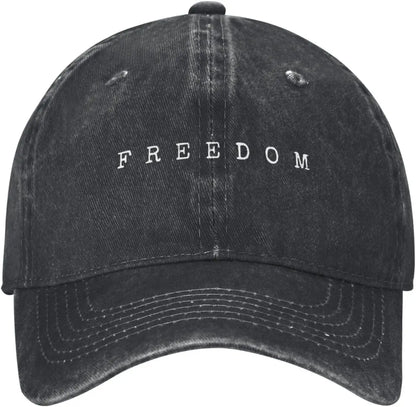 Charlie Kirk Freedom Funny Dad Baseball Cap