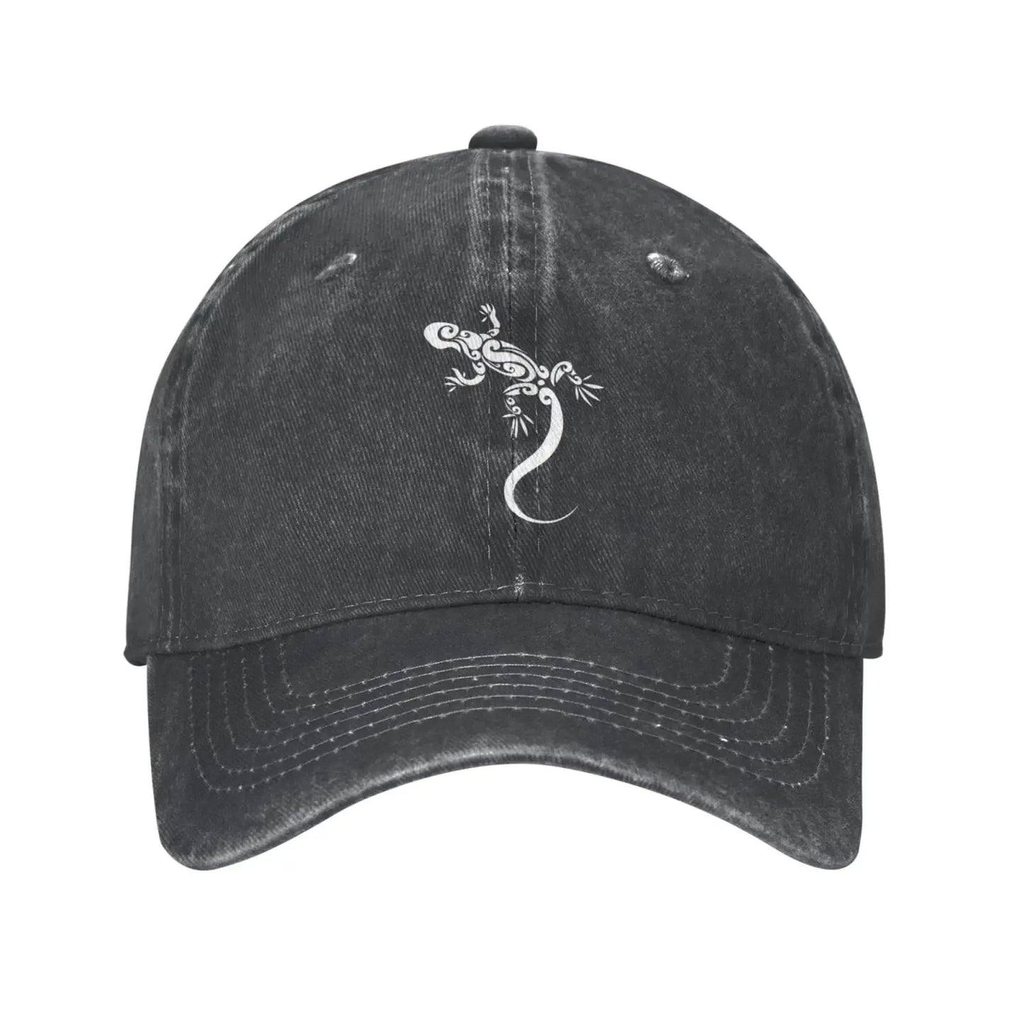 Cool Vintage Distressed Washed Denim Trucker Cap