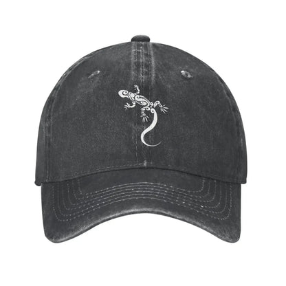 Cool Vintage Distressed Washed Denim Trucker Cap