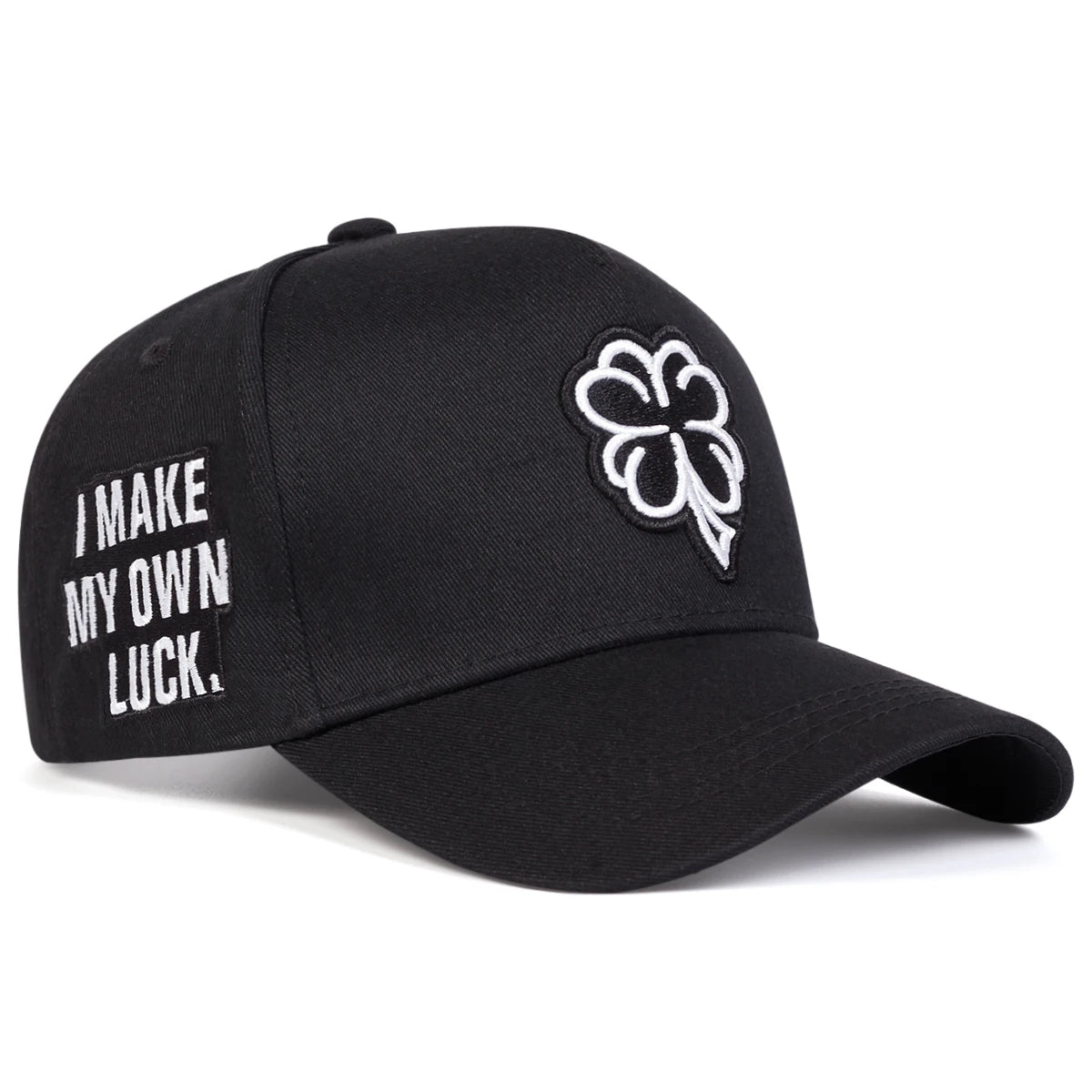 Unisex Clover Embroidery Baseball Net Caps