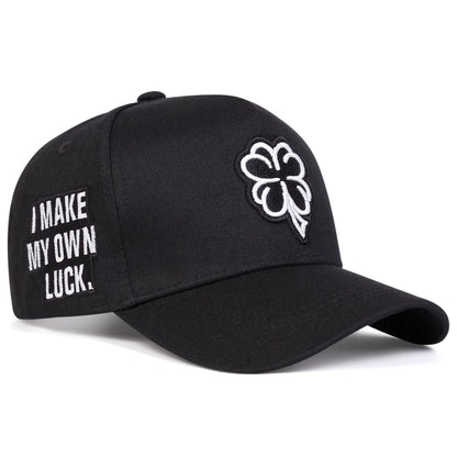 Unisex Clover Embroidery Baseball Net Caps