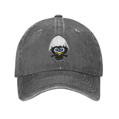Calimero Washed Denim Hip Hop Adjustable Baseball Cap