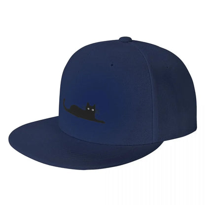 Black Cat Fashion Breathable Snapback Cap
