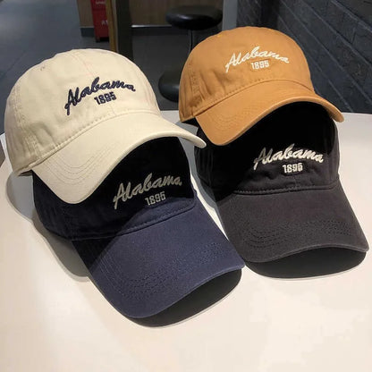 RICYGVM Letter Embroidery Solid Color Baseball Cap