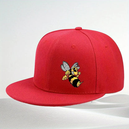 Angry Cartoon Bee Urban Streetwear Snapback Cap
