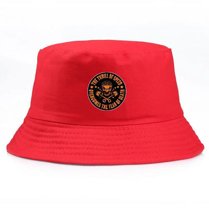 Unisex Skull Print Summer Bucket Hat