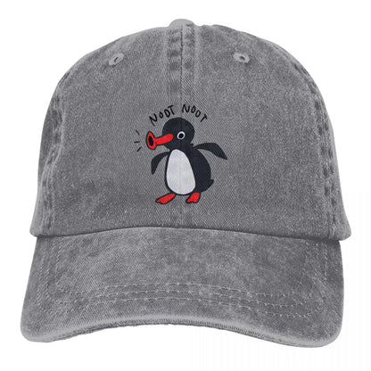 Noot Pingu Penguin Snapback Baseball Cap