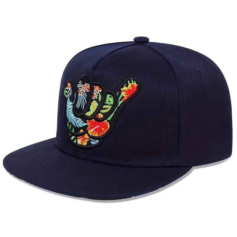 Unisex Fingers 666 Embroidery Hip-hop Hats