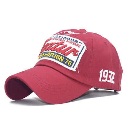 Letter Embroidered Casual Baseball Cap