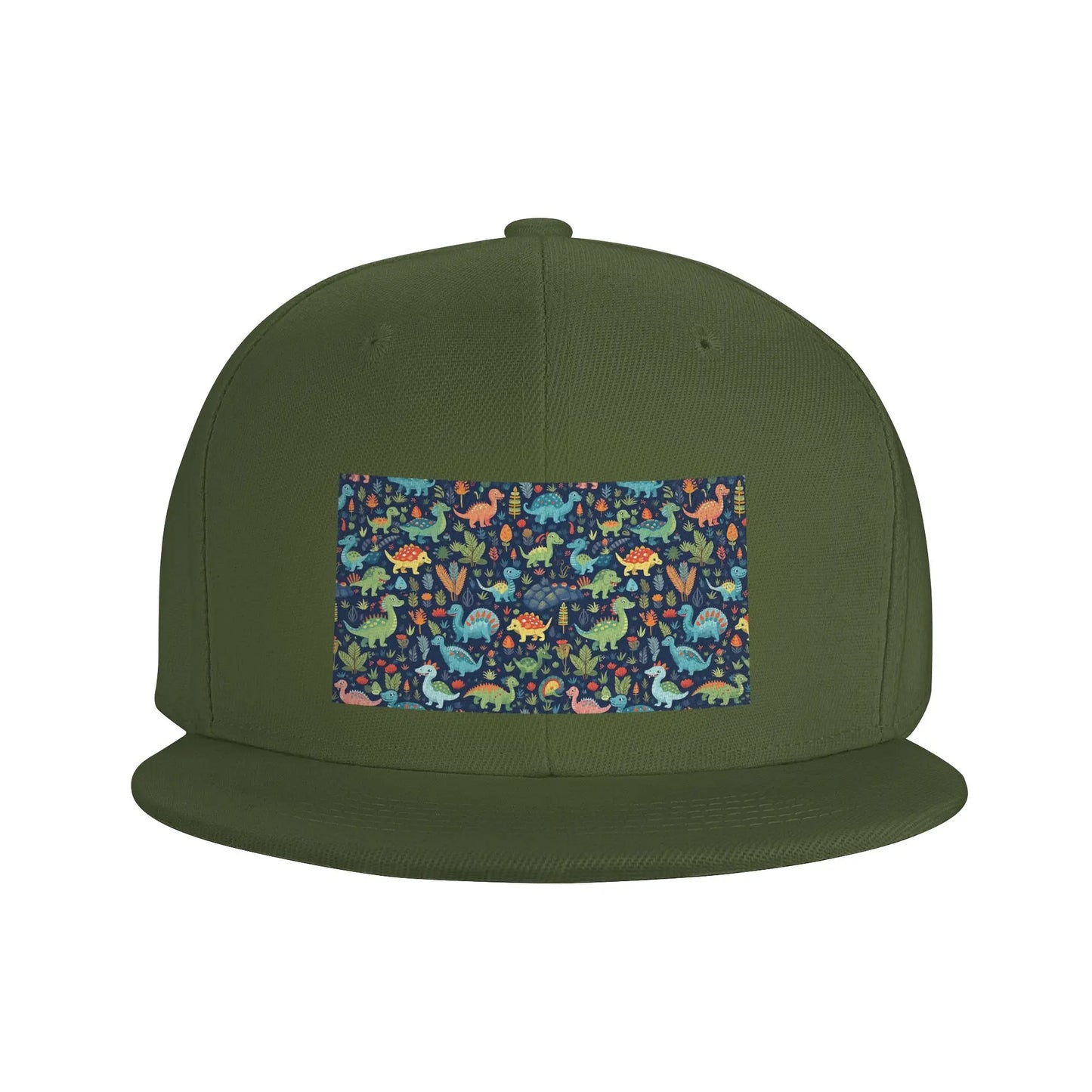Cartoon Cute Dinosaur Pattern Snapback Cap