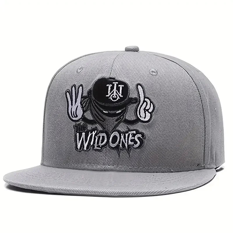 Unisex Embroidered Ninja Letter Hip-hop Baseball Cap