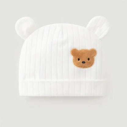 Toddler Bear Ear Cotton Winter Bucket Hat
