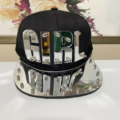 American Letter Personalized Hip Hop Snapback Cap