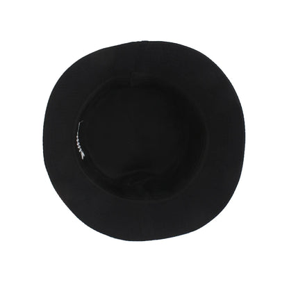 Fish Bone Embroidered Street Hip Hop Bucket Hat