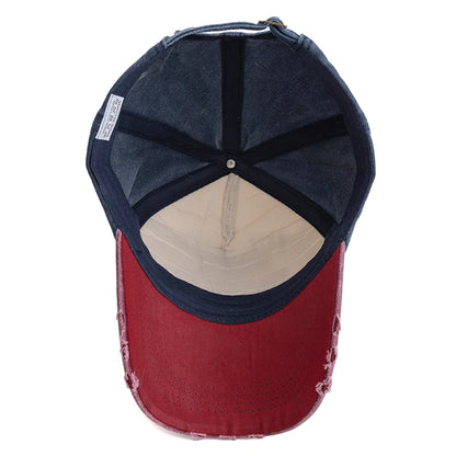 Motorcycle Print Hip Hop Snapback Cap