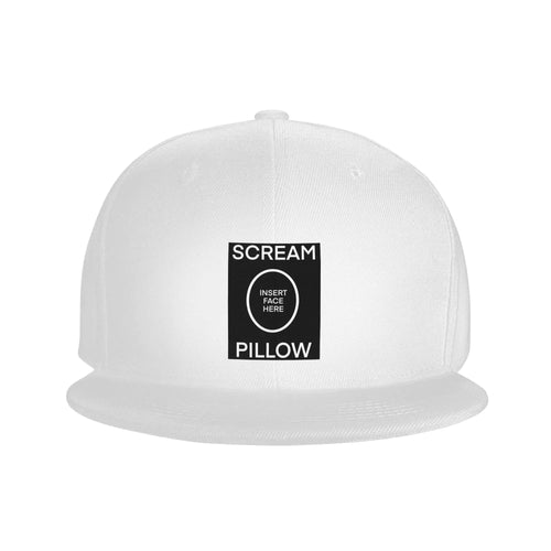 Scream Pillow Graphic Casual Snapback Cap
