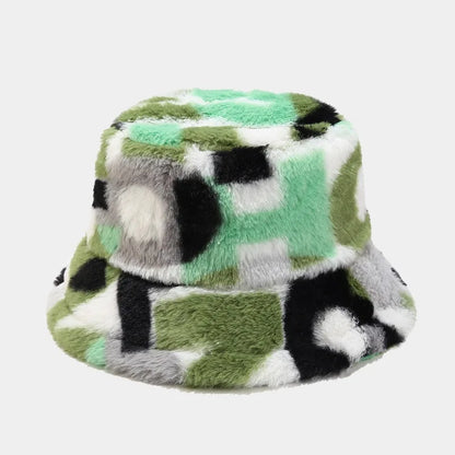 Colorful Digital Print Bucket Hat Women