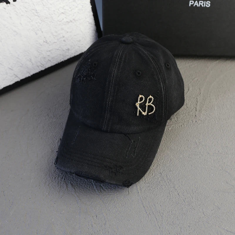 Korean Luxury Washed Baseball Cap