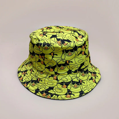 Cartoon Yellow Duck Bucket Hats New Unisex Cute