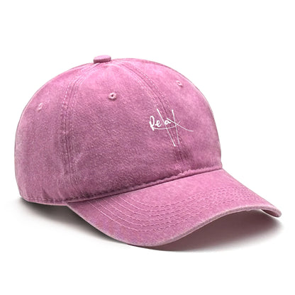 Relax Print Adjustable Mesh Snapback Baseball Cap