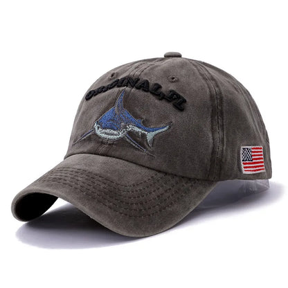 America Flag Washed Cotton Baseball Cap