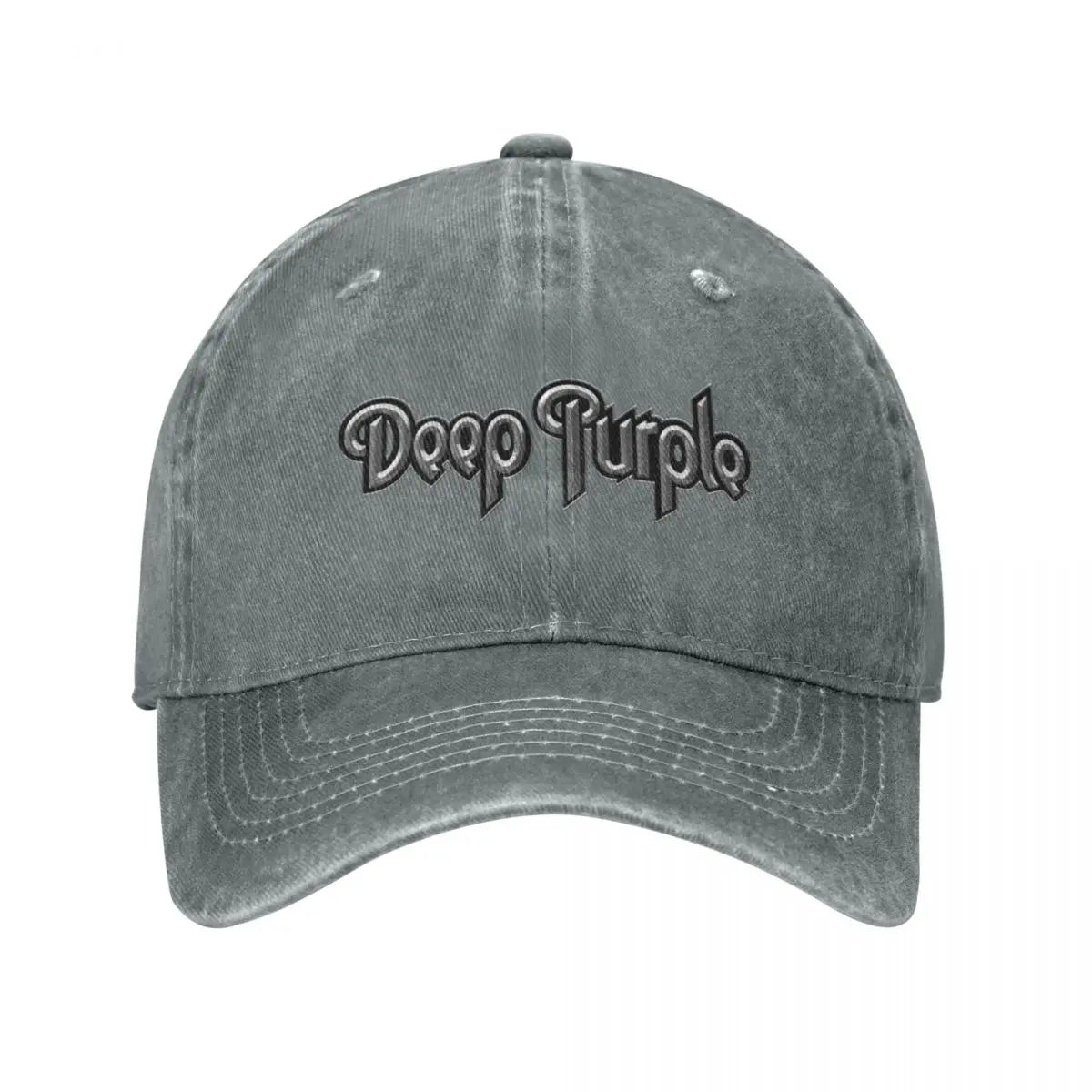 Deep Purple Smoke On The Water Denim Baseball Cap