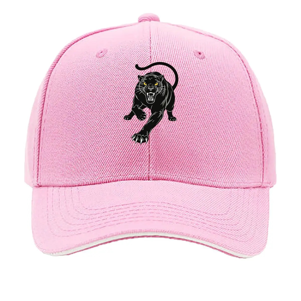 Black Panther Glowing Eyes Streetwear Snapback Baseball Cap